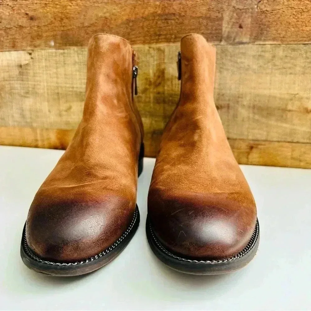 Franco Sarto Brandy Leather Ankle Boots
